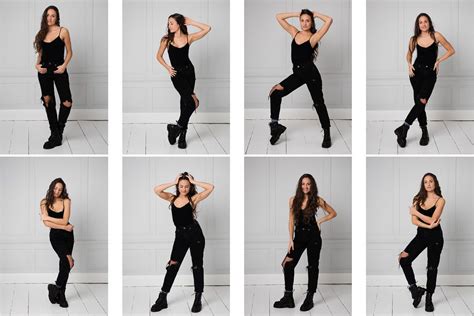 this set has 5 poses with 200 pics in bio .